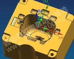 壓鑄模具前模編程-UG加工中心編程培訓班級-學員作品